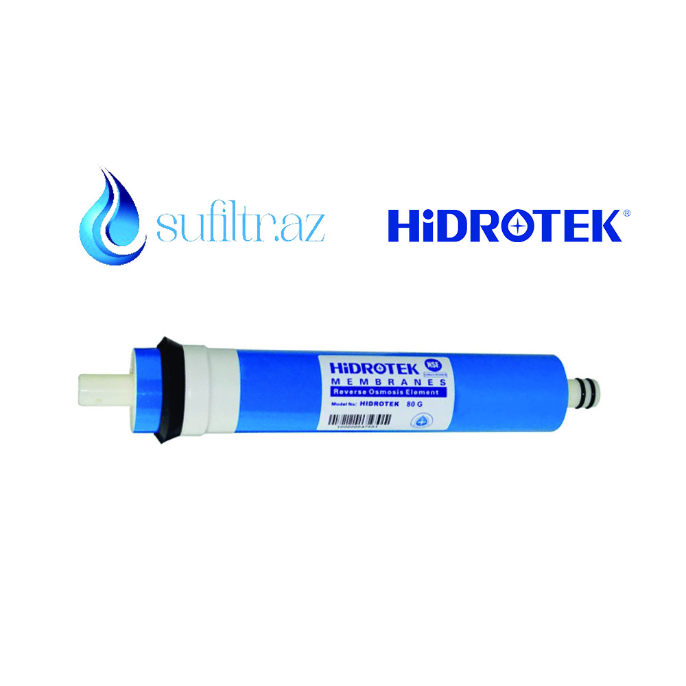 Su filteri membranı Hidrotek 80 GPD