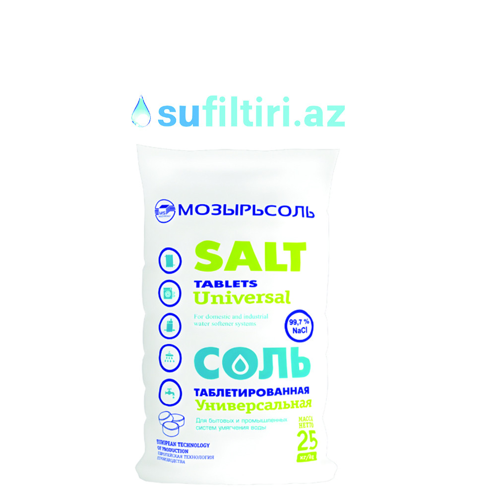 Su yumsaltma duzu Belarus 25 kq